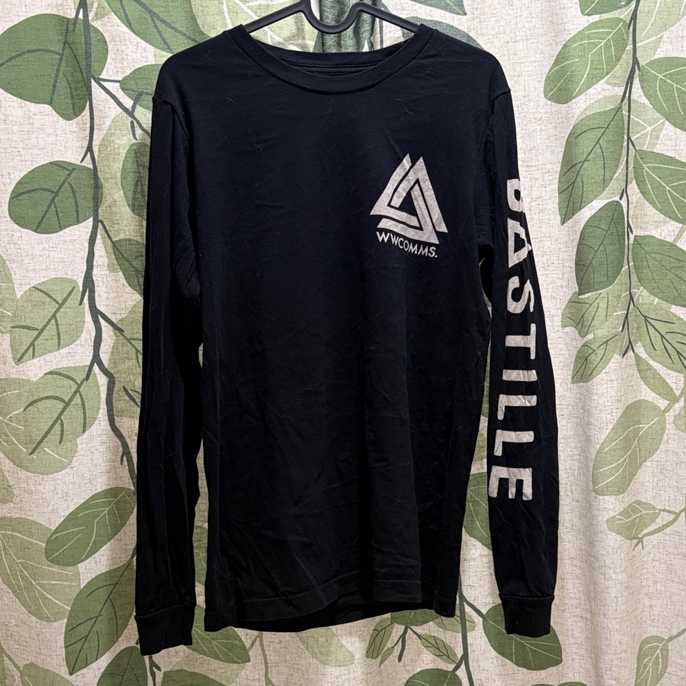 Bastille band Long Sleeve Logo Tee - Black